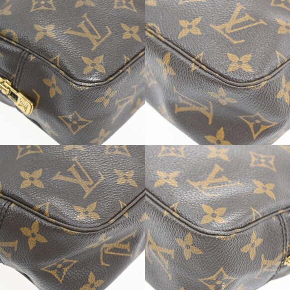 LOUIS VUITTON Trousse Toilette 23 Clutch Hand Bag Monogram Brown M47524 30YH342 - Picture 7 of 16